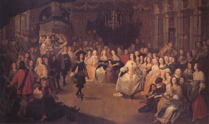Charles II Dancing at a Ball at Court (mk25)